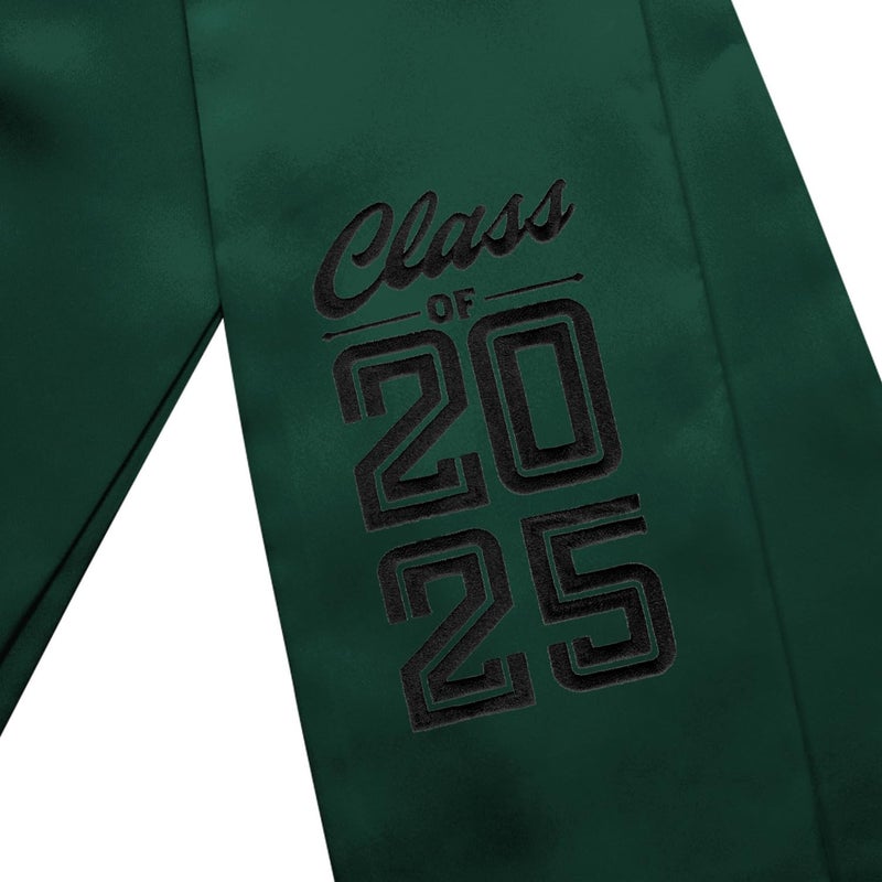 Endea Graduation Stole Class of 2025 With Classic Tips - Unisex Adult - 62" Long - Graduation Sash - Image 5